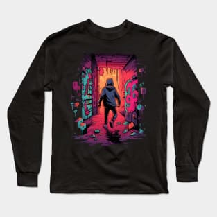 Graffiti Embrace Long Sleeve T-Shirt